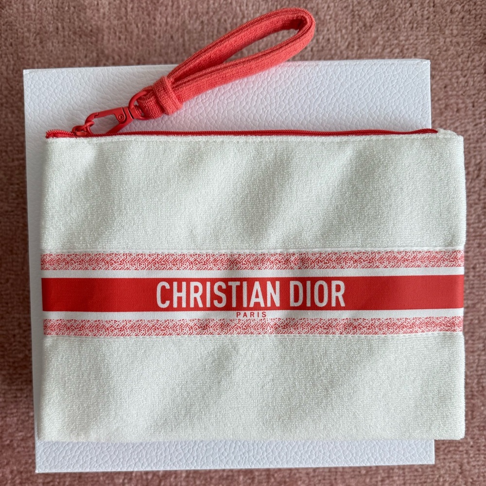 Dior beach pouch